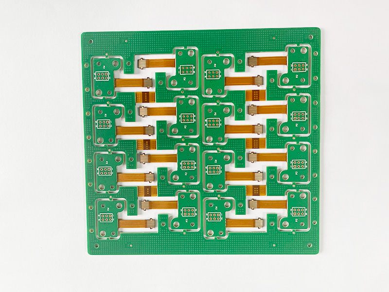 Three-layer soft and hard combined pcb circuit board